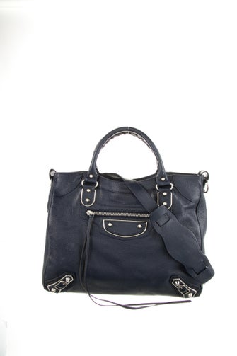 Balenciaga Motocross Metallic Edge Velo Bag