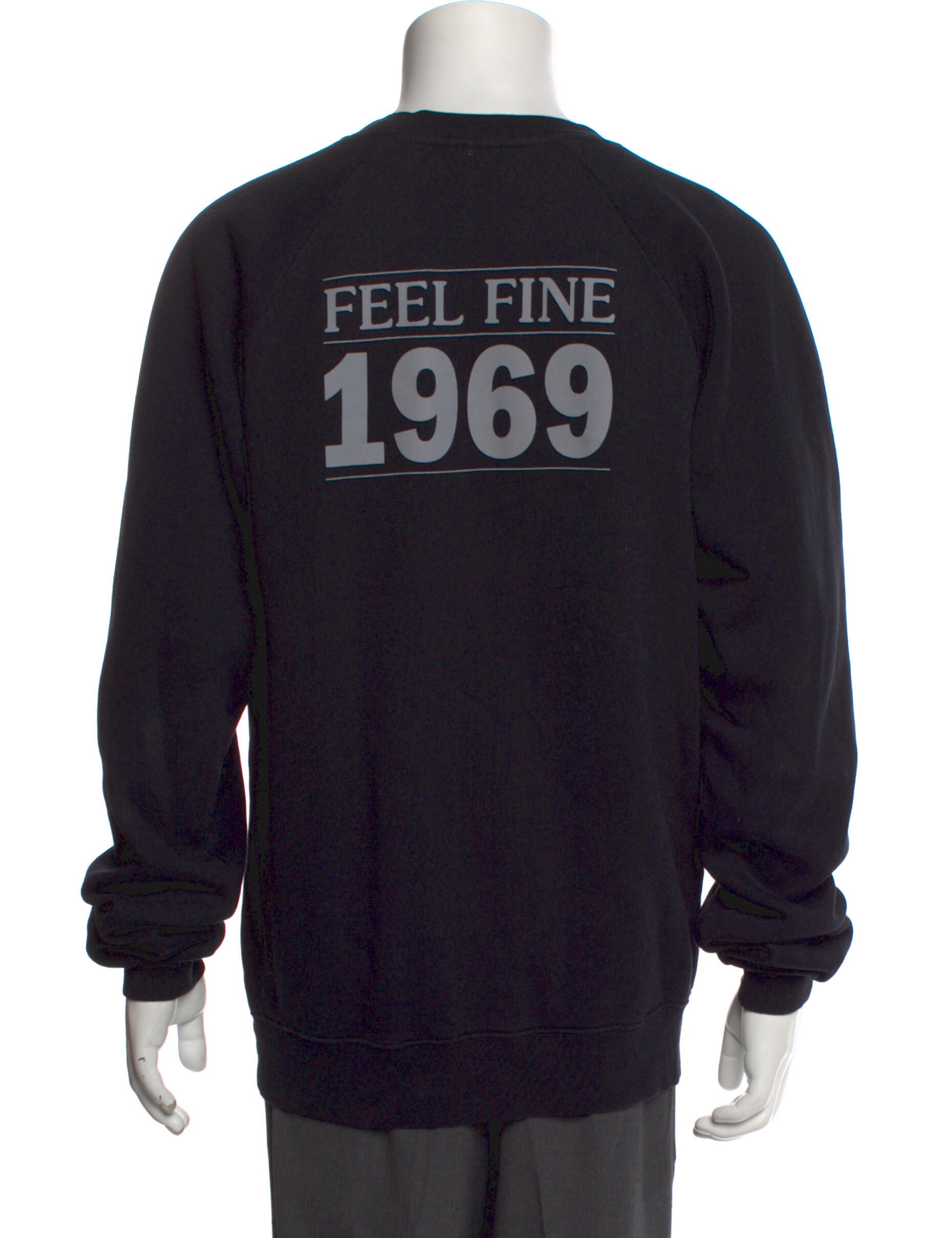 Balenciaga Graphic Print Crew Neck Pullover