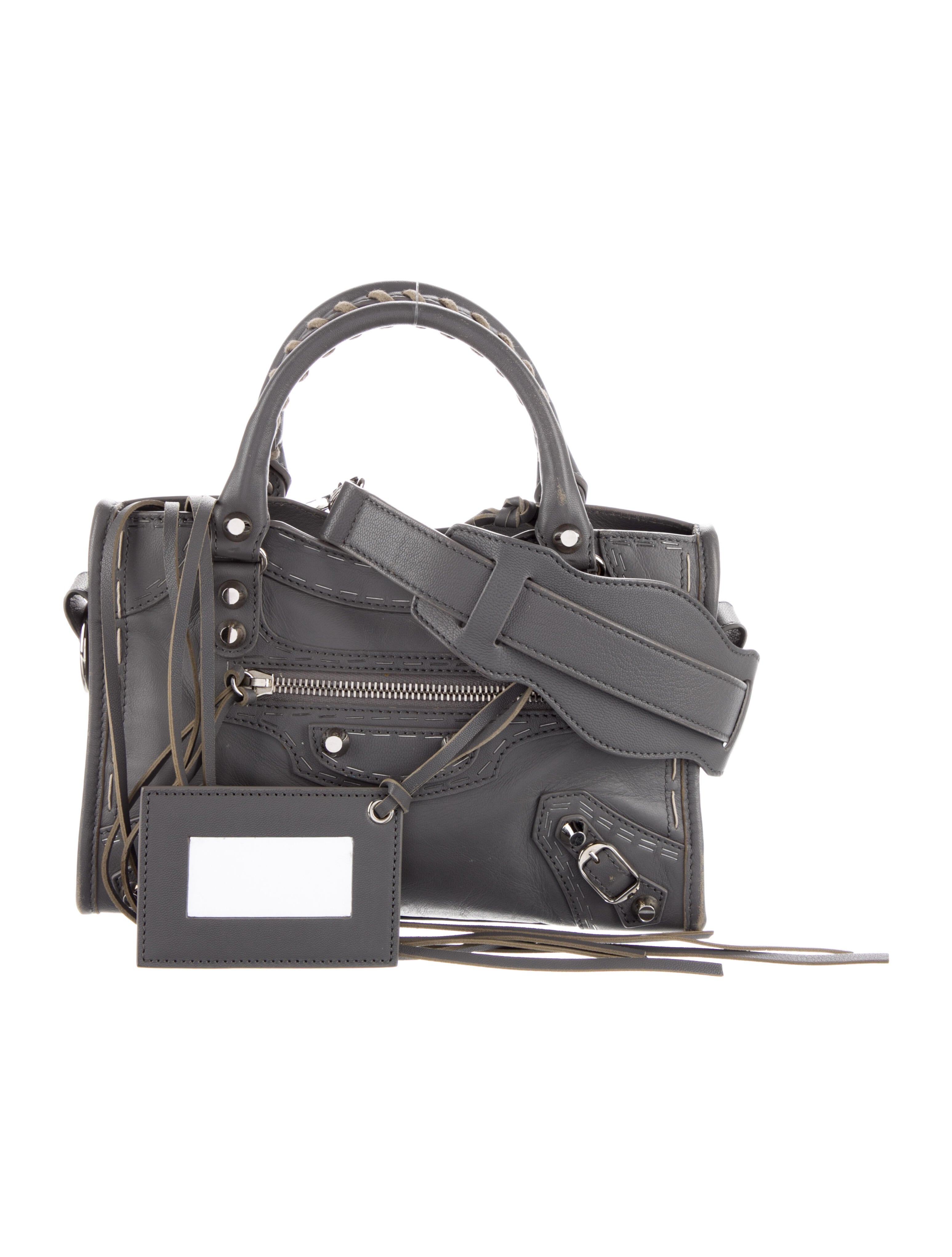 BALENCIAGA｜CROSSBAGS (719065 210KR 1404) Balenciaga Motocross Classic Hip Crossbody Bag – Luxie Club