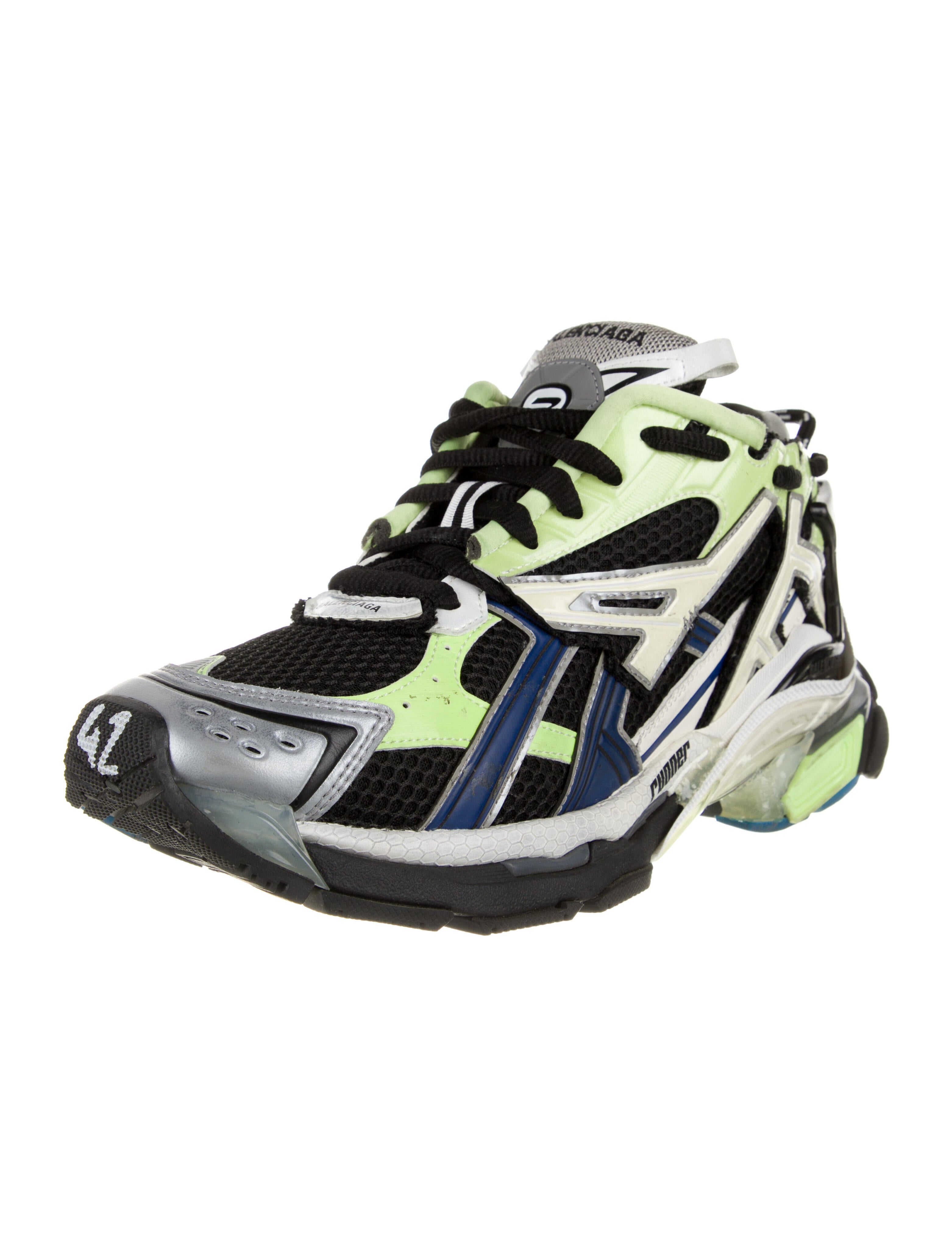 Balenciaga Runner Sneakers Green Sneakers, Shoes BAL187610 The