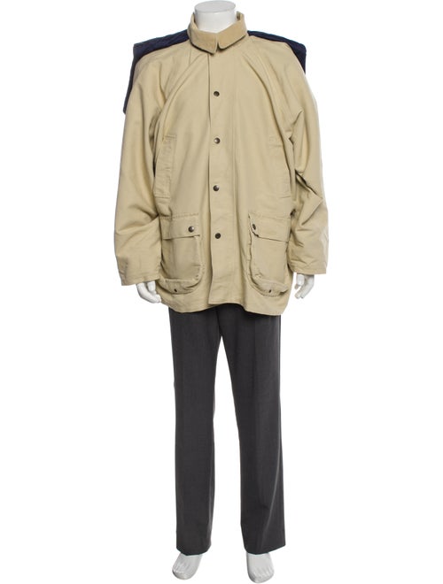 Balenciaga 2017 Colorblock Pattern Parka