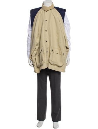 Balenciaga 2017 Colorblock Pattern Parka