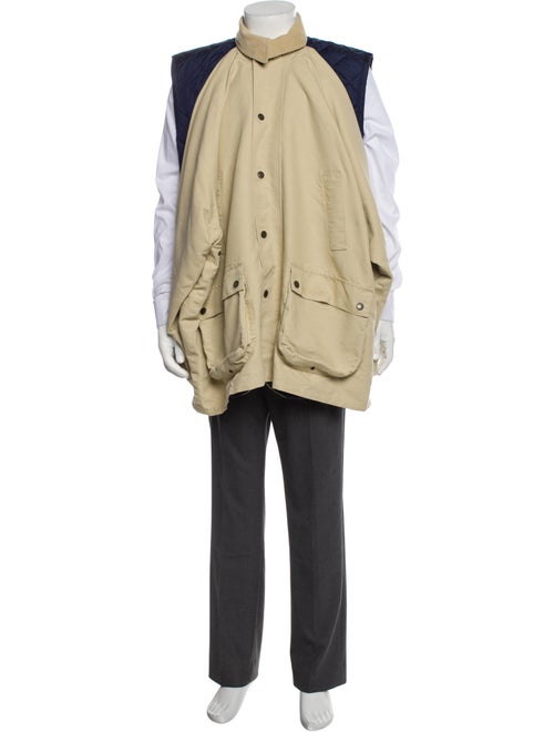 Balenciaga 2017 Colorblock Pattern Parka