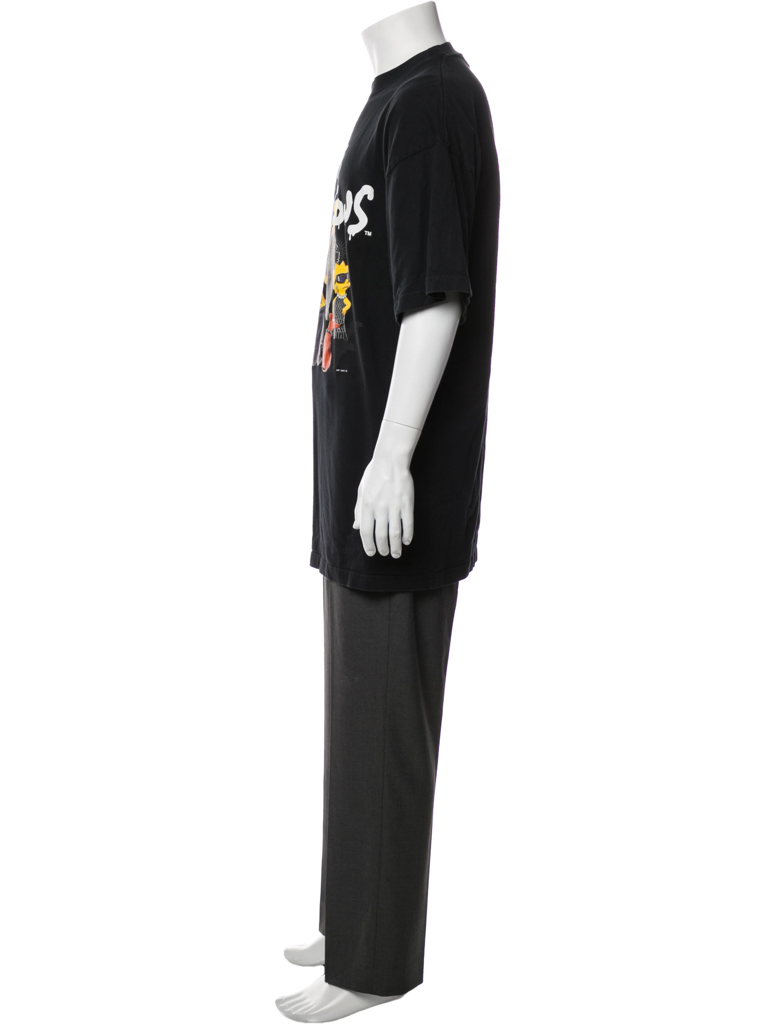 balenciaga simpsons t shirt