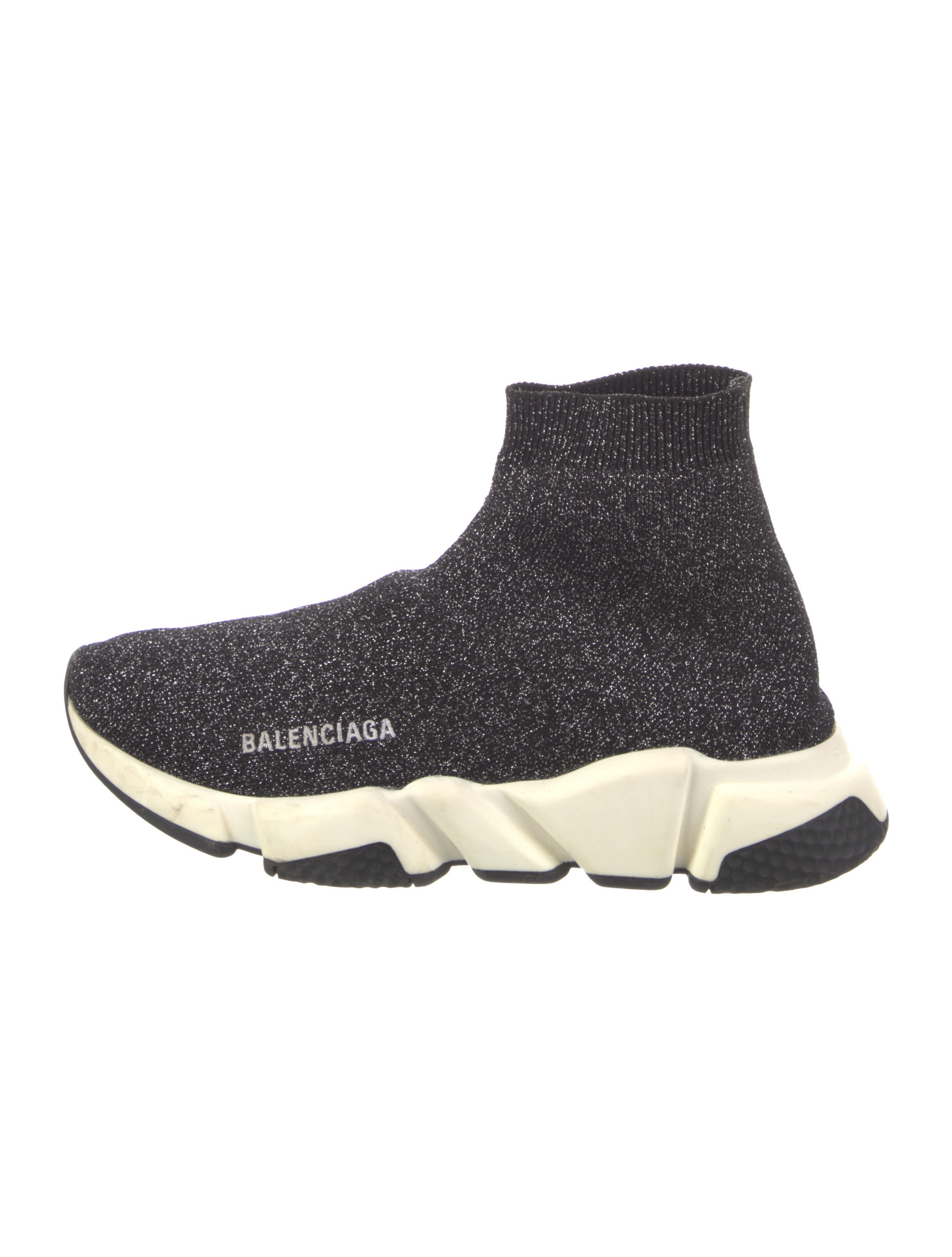 balenciaga glitter sock trainers