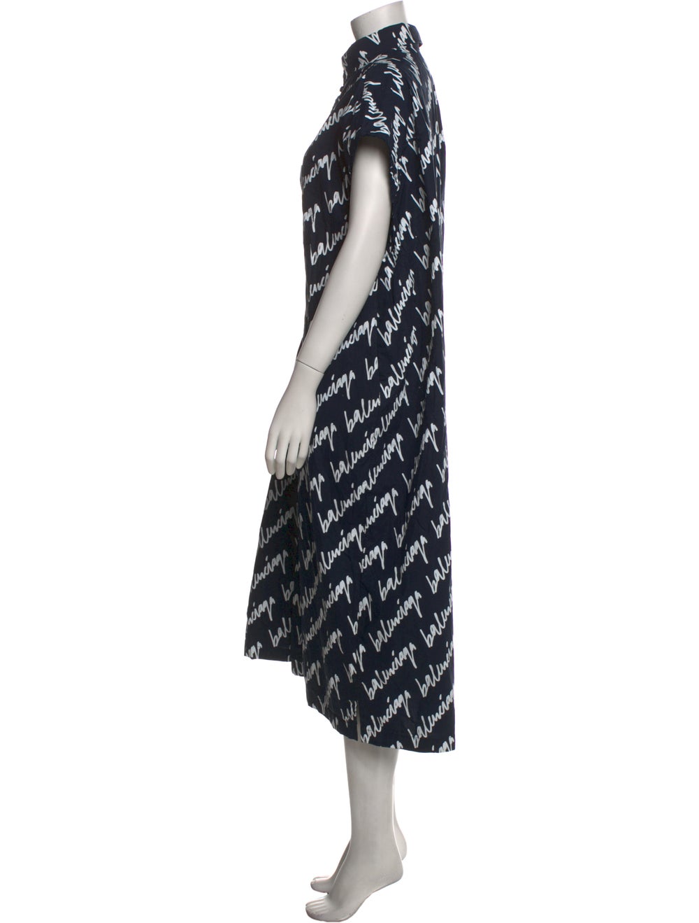 Balenciaga Printed Long Dress - image 2