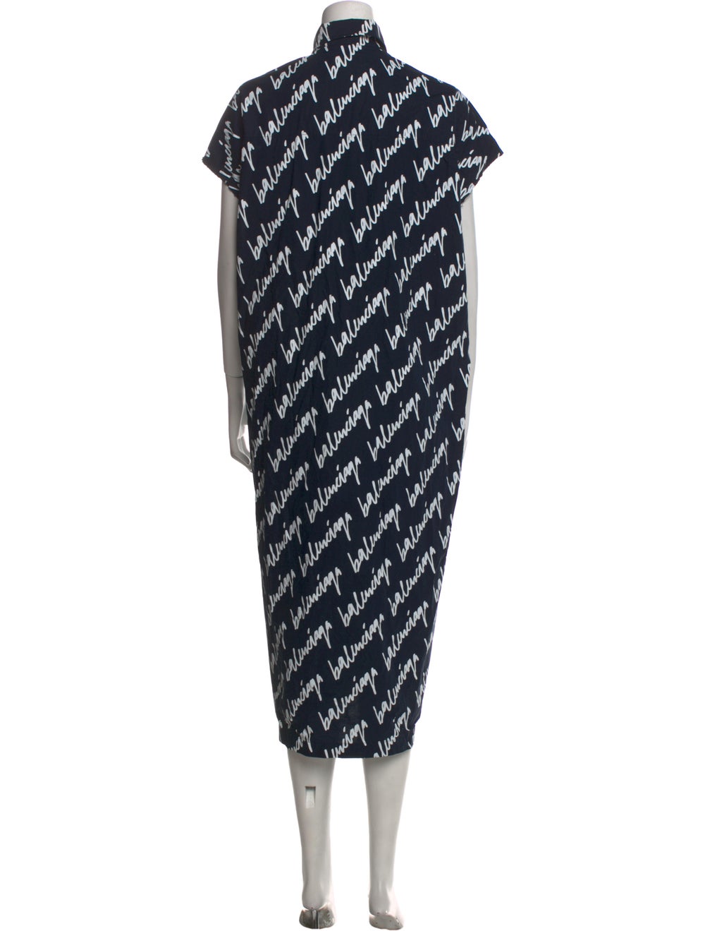 Balenciaga Printed Long Dress - image 3