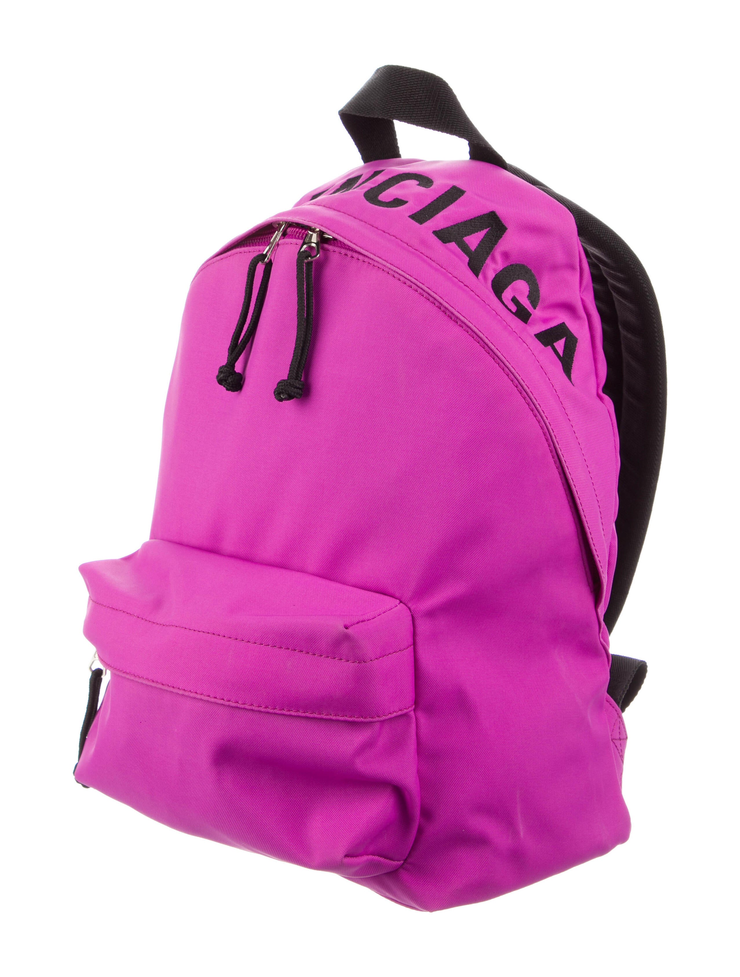 Balenciaga Wheel Logo Backpack Purple Backpacks, Handbags BAL194505