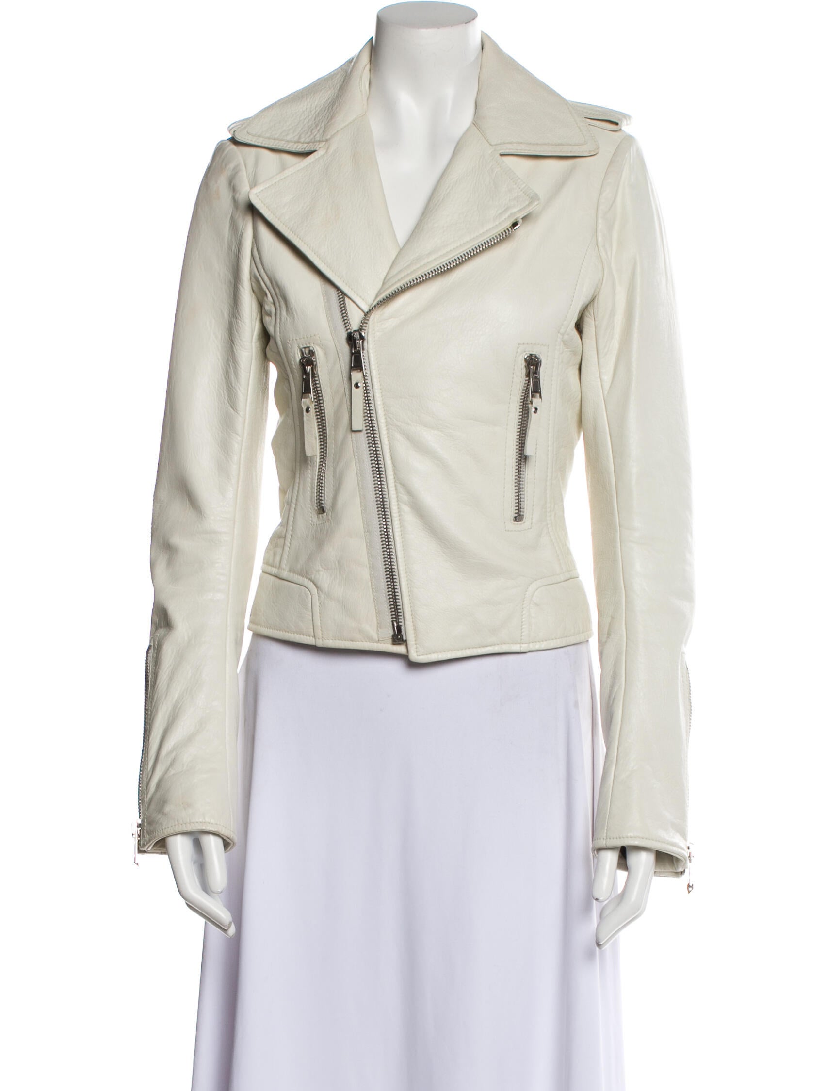 Balenciaga Leather Biker Jacket