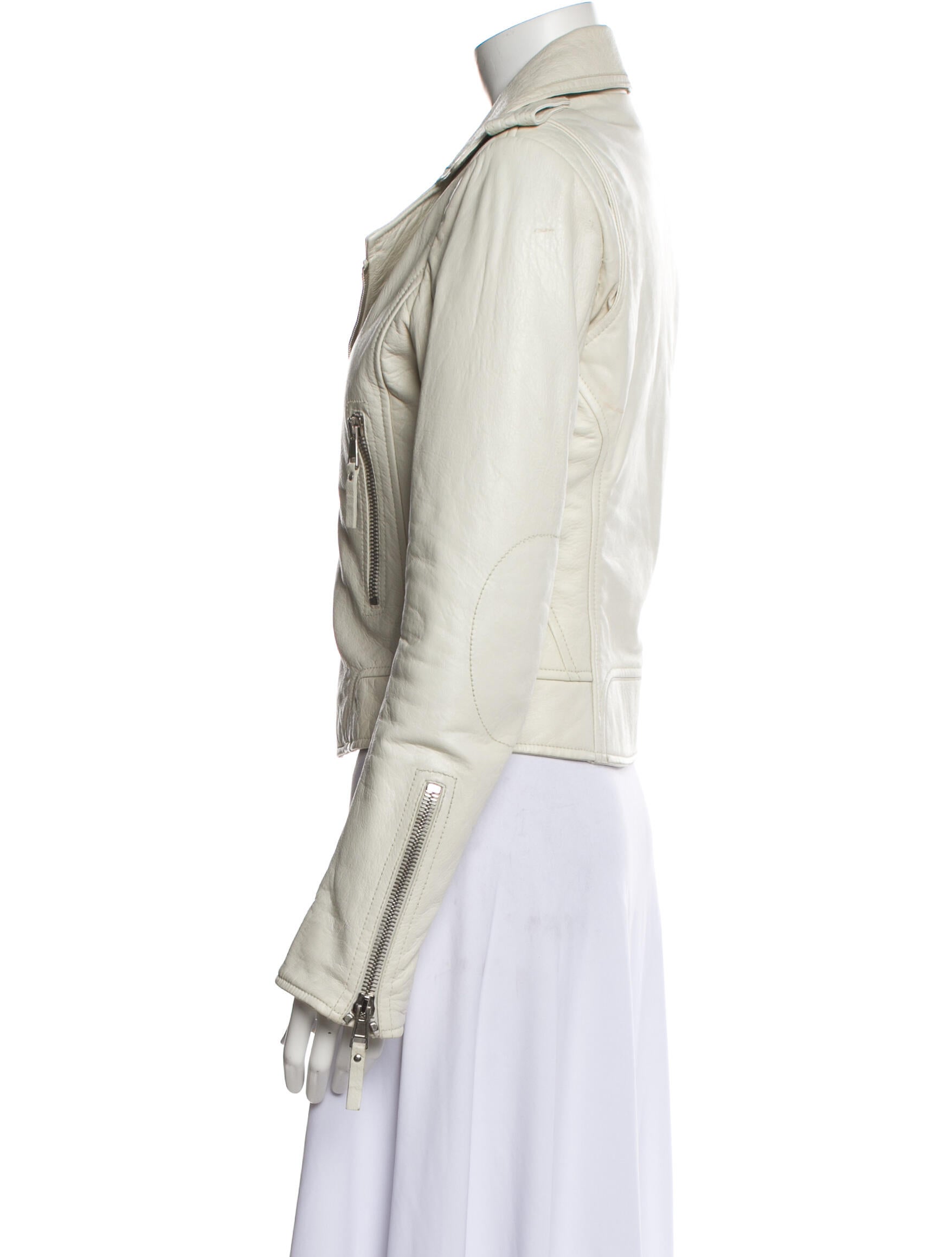 Balenciaga Leather Biker Jacket