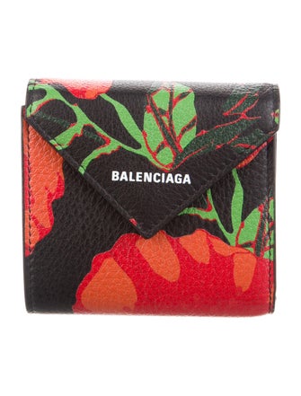 Balenciaga 2022 Mini Papier Compact Wallet