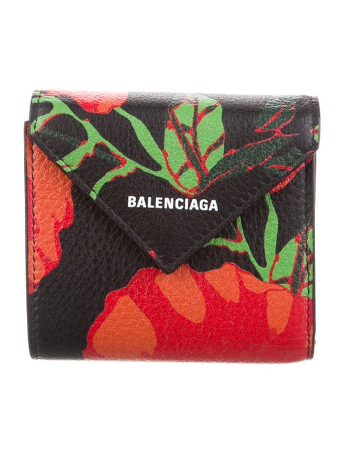 Balenciaga 2022 Mini Papier Compact Wallet