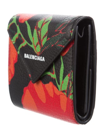Balenciaga 2022 Mini Papier Compact Wallet