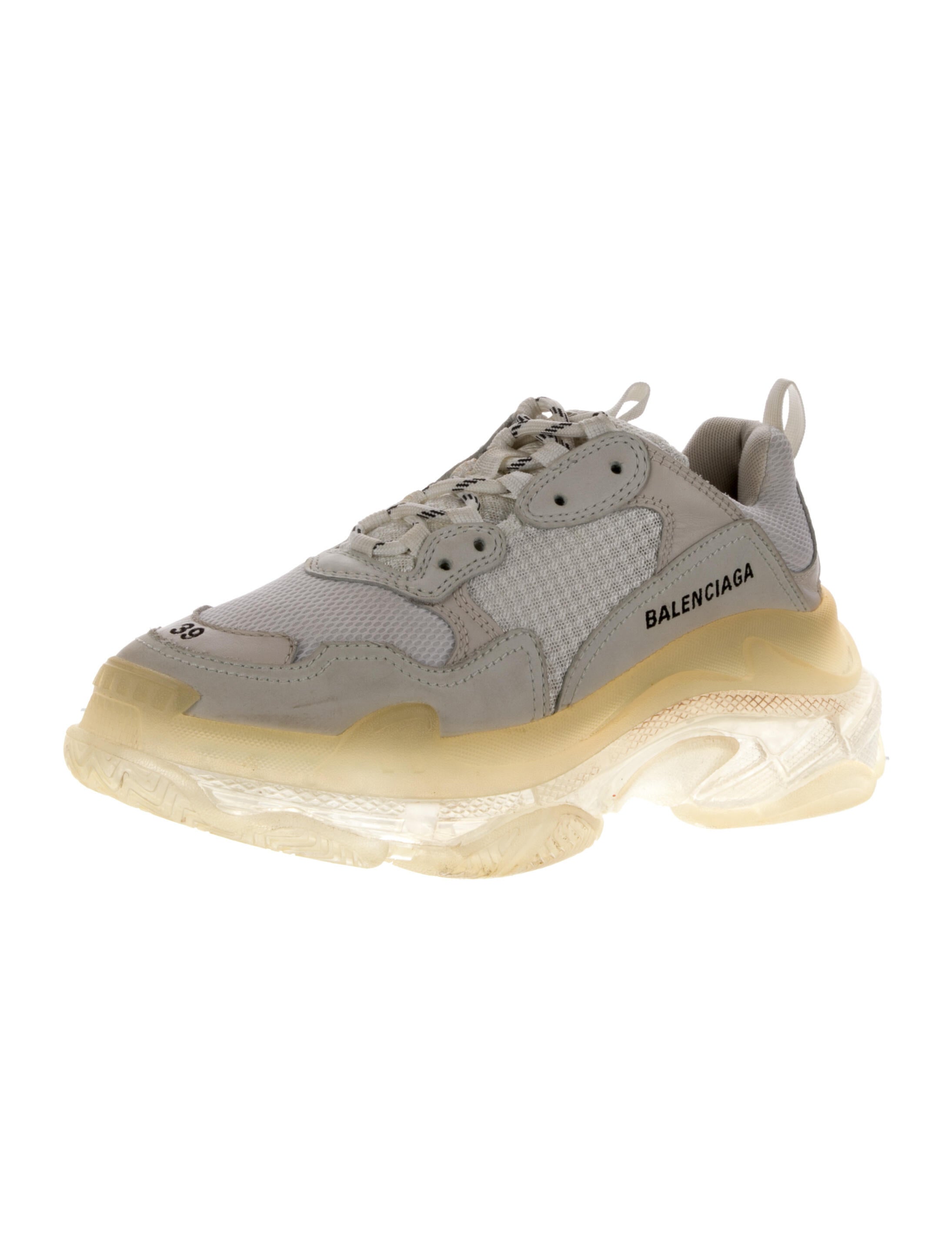 Balenciaga Triple S Clear Sole Chunky Sneakers - Neutrals Sneakers, Shoes -  BAL206835 | The RealReal