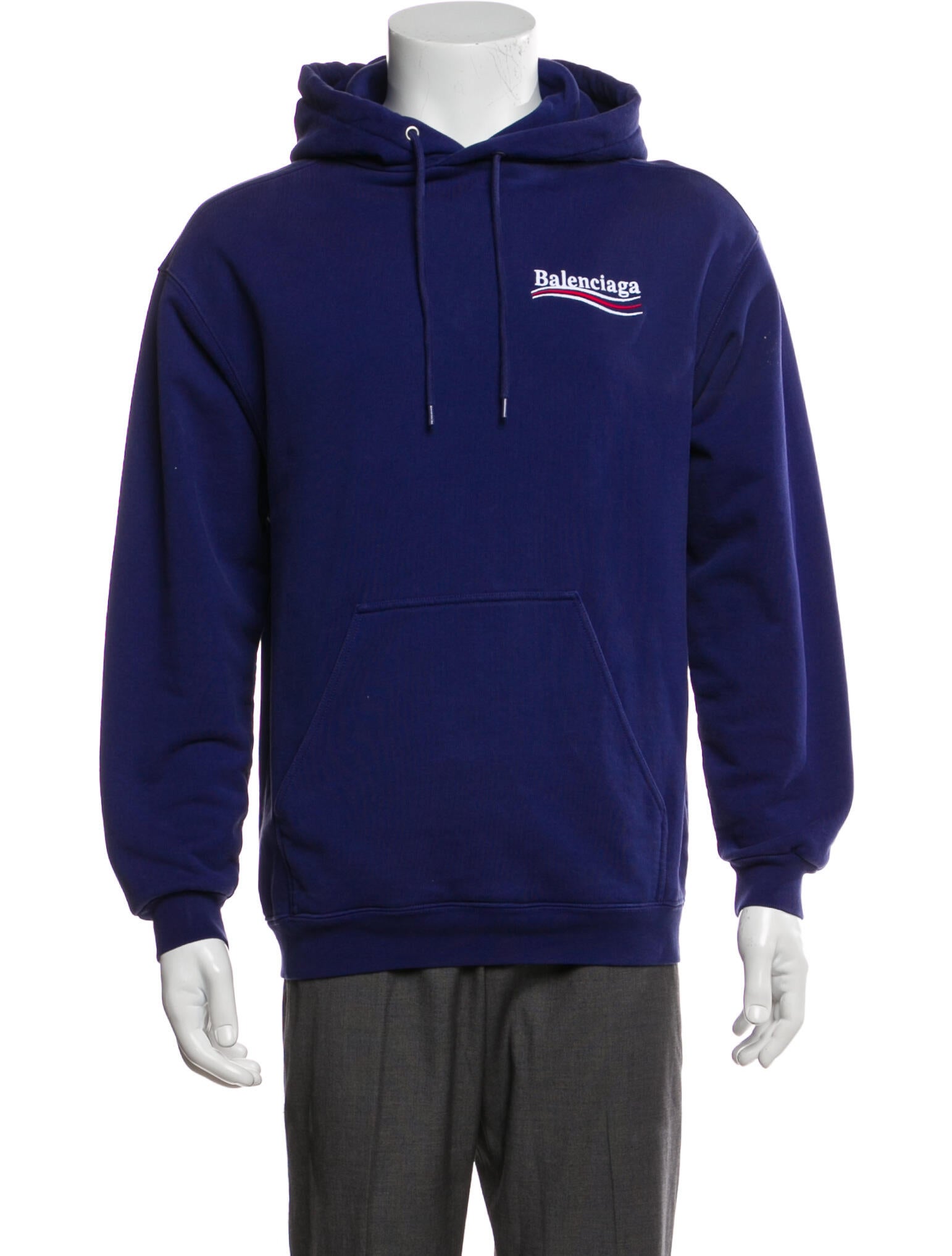 balenciaga campaign hoodie blue
