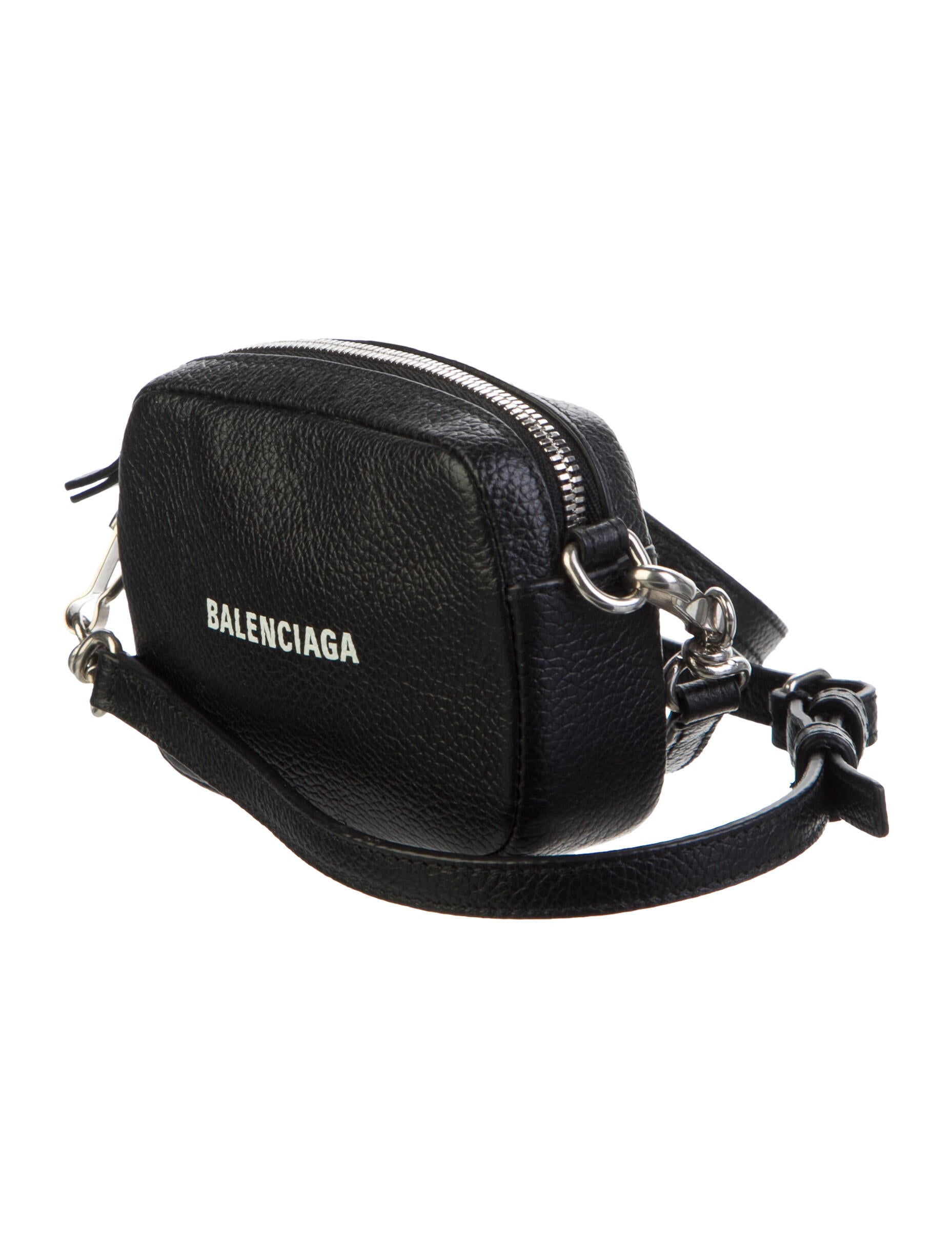 Balenciaga 2020 Cash Mini Crossbody Bag Black Mini Bags, Handbags