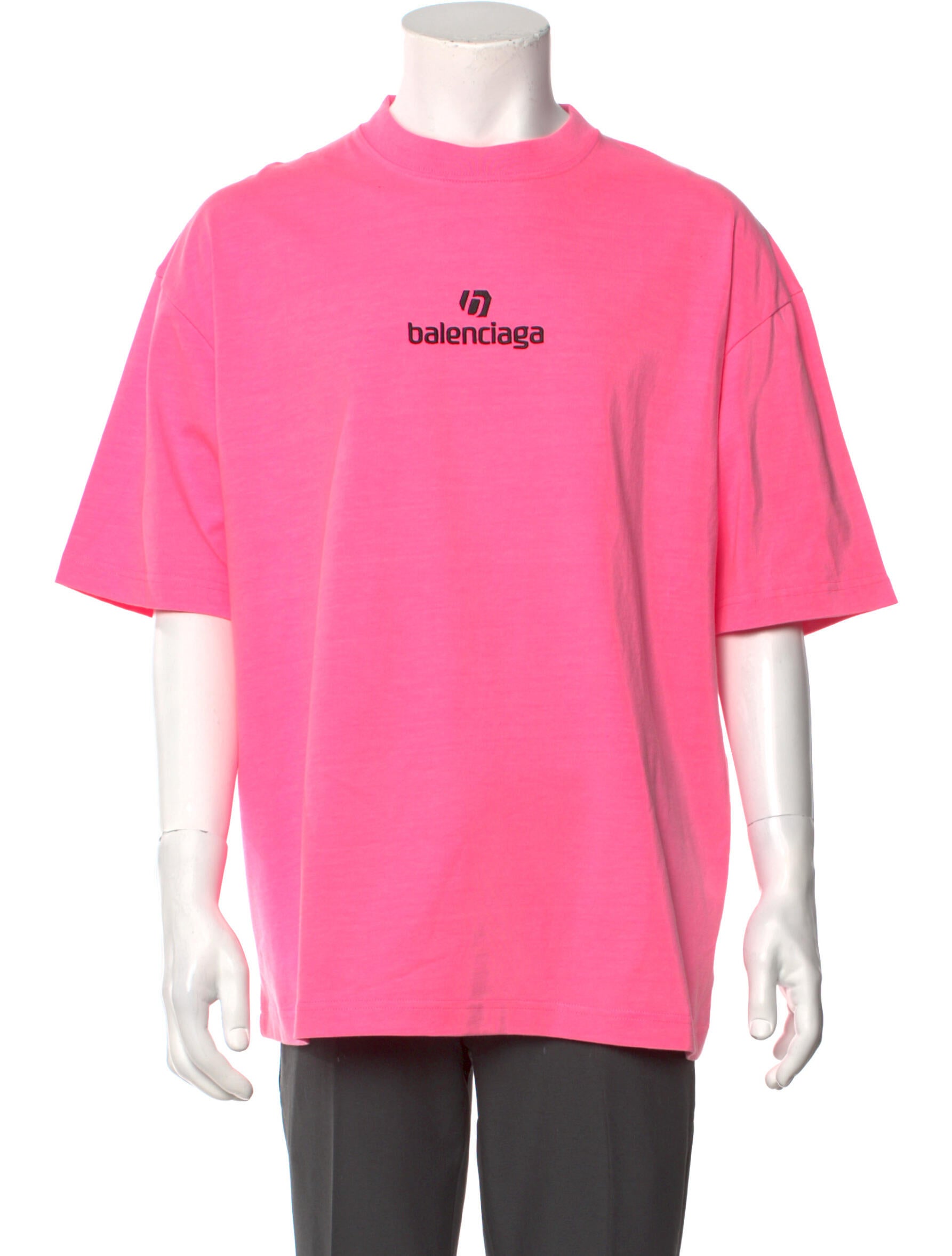 Balenciaga 2020 Logo T-Shirt w/ Tags - Pink T-Shirts