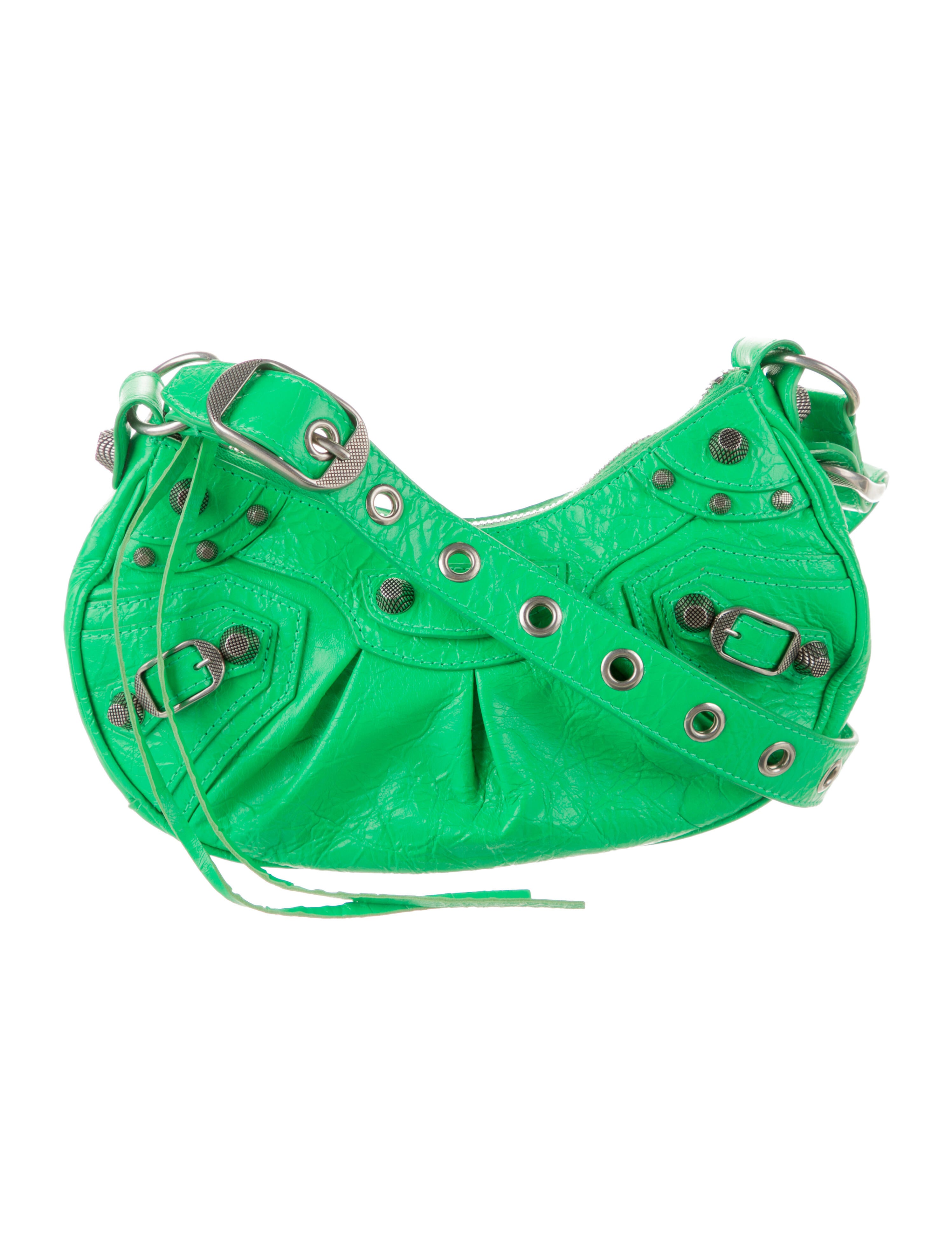 Balenciaga 2022 Le Cagole XS Shoulder Bag Green Shoulder Bags