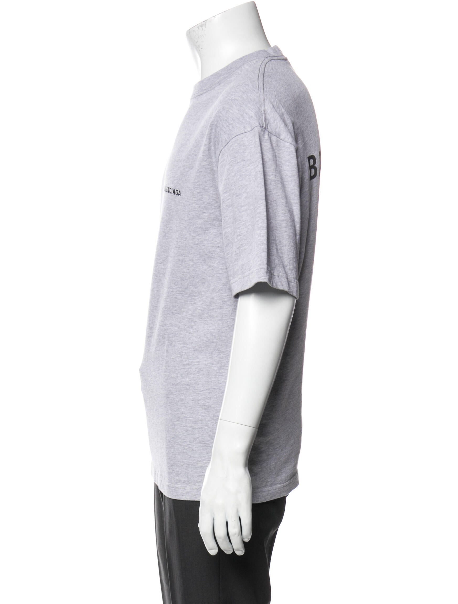 Balenciaga 2021 Wardrobe Unisex T-Shirt - Grey T-Shirts, Clothing
