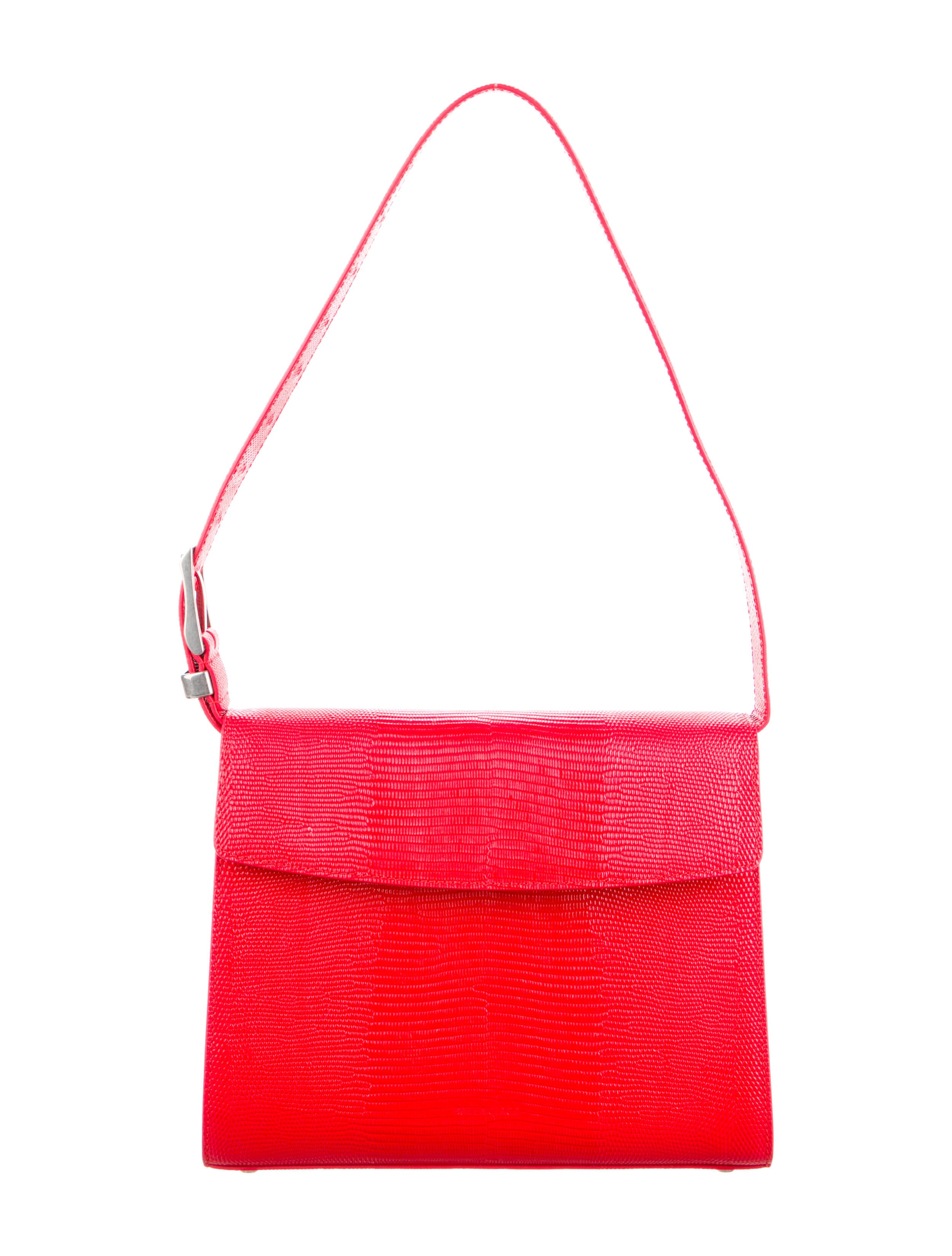 Balenciaga Medium Embossed Ghost Shoulder Bag Red Shoulder Bags