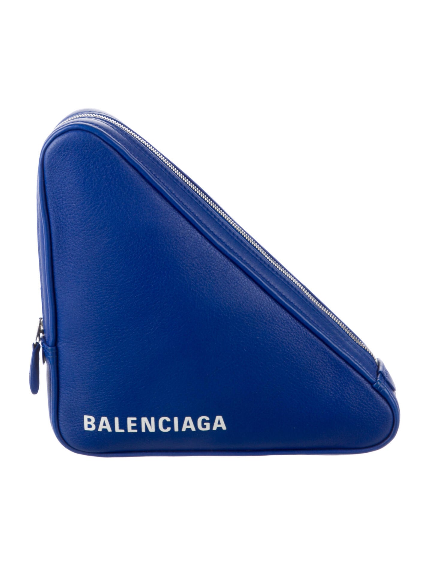 balenciaga blue clutch