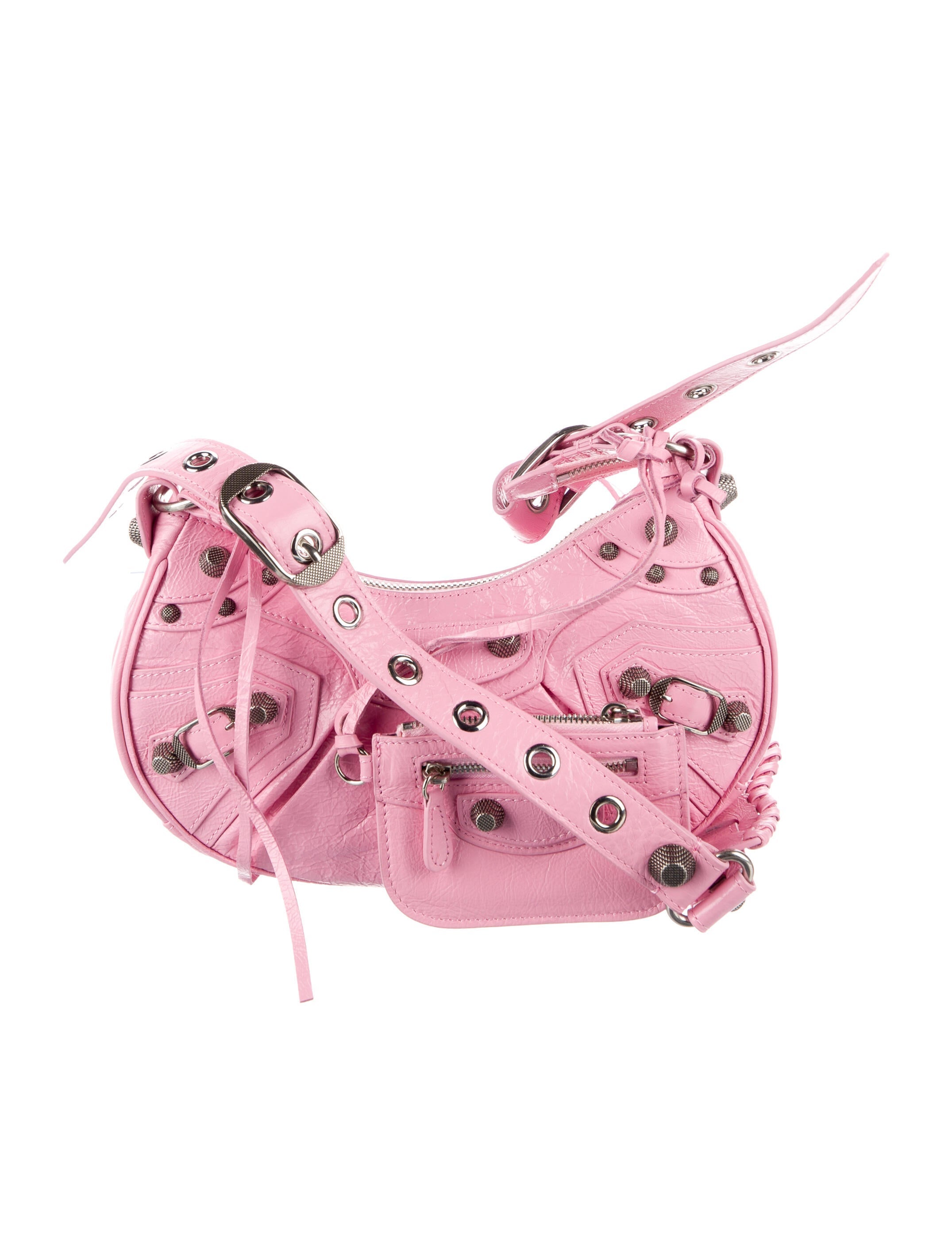 Balenciaga 2021 Le Cagole XS Shoulder Bag Pink Shoulder Bags