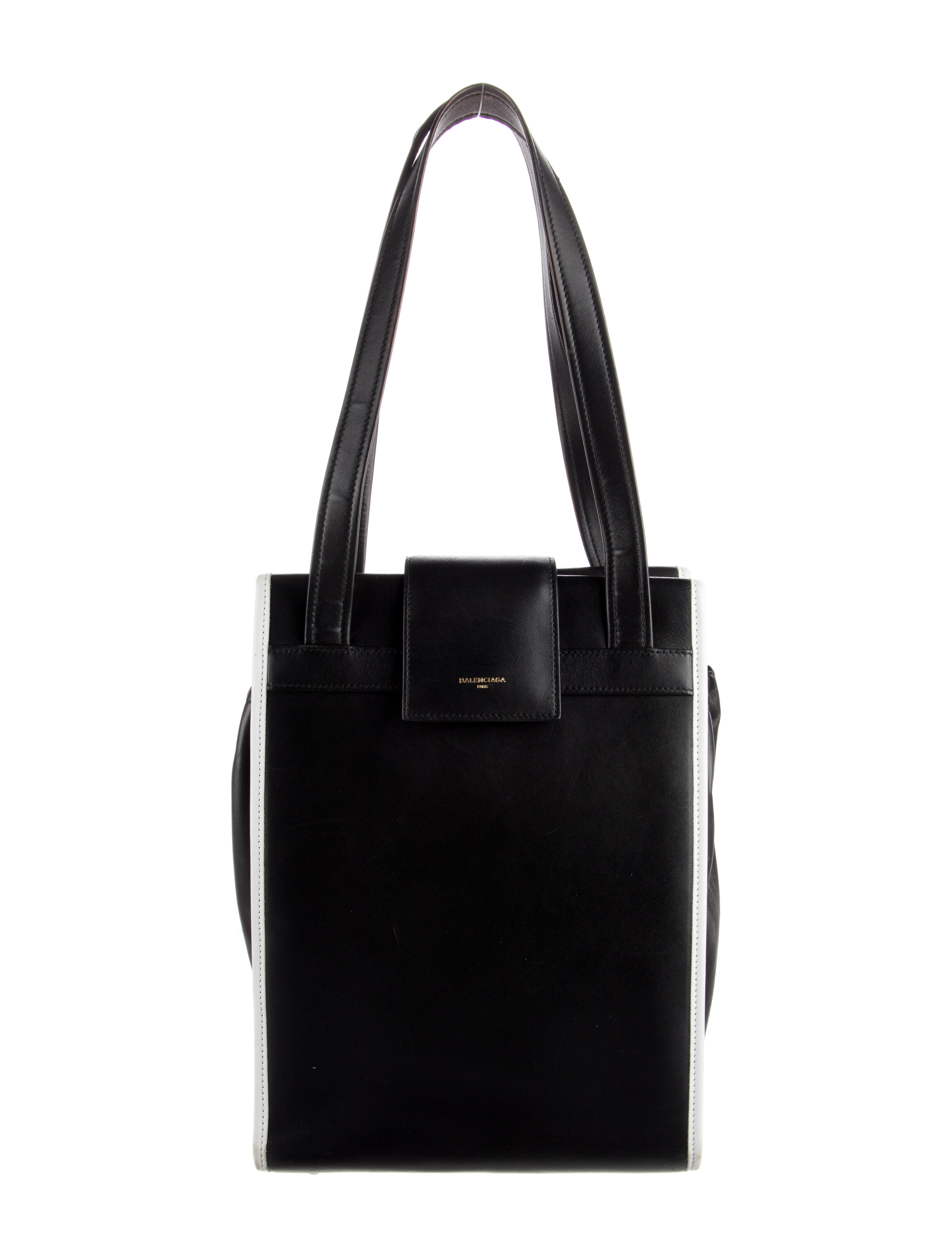 balenciaga leather tote bag