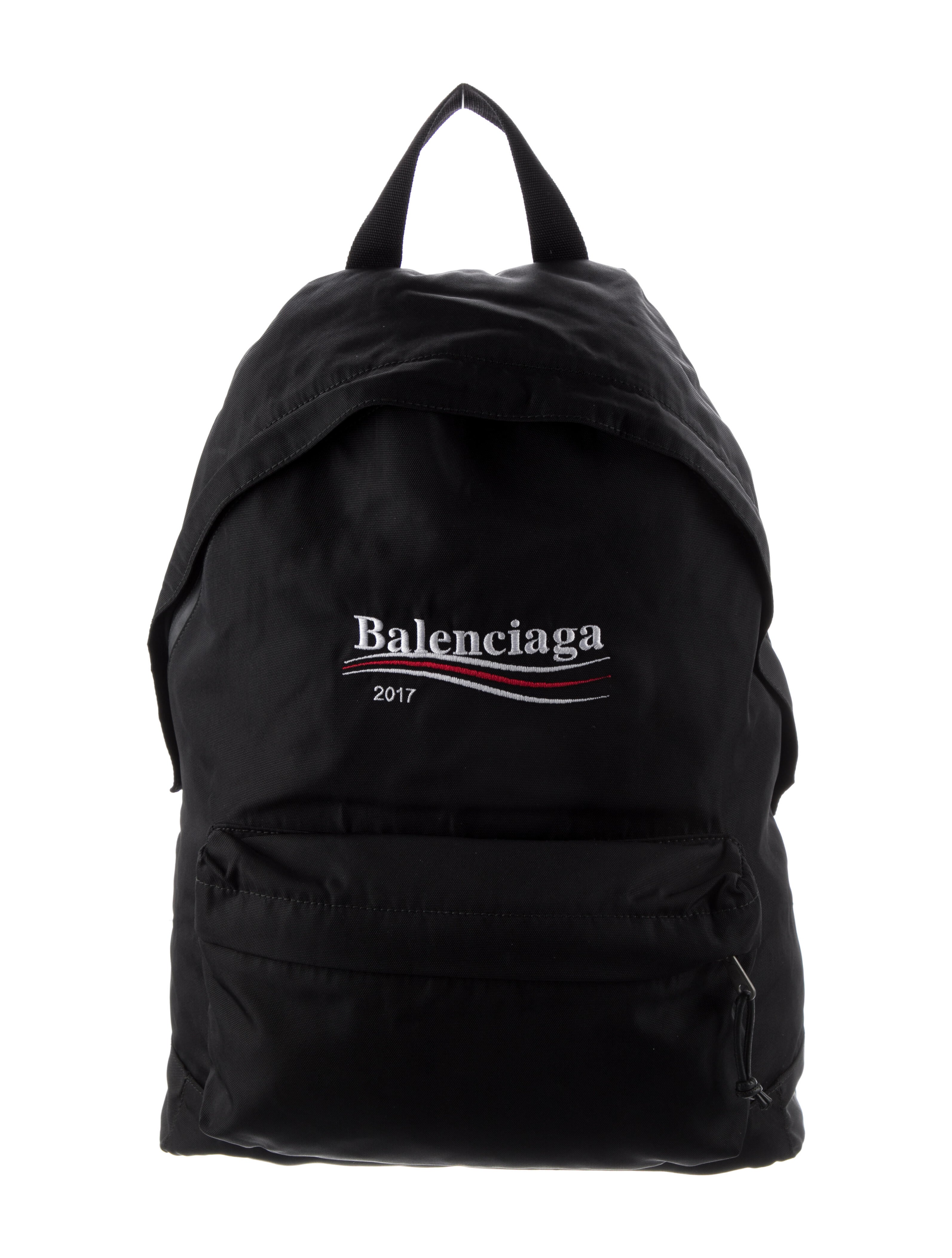 Balenciaga Campaign Explorer Backpack Black Backpacks, Handbags