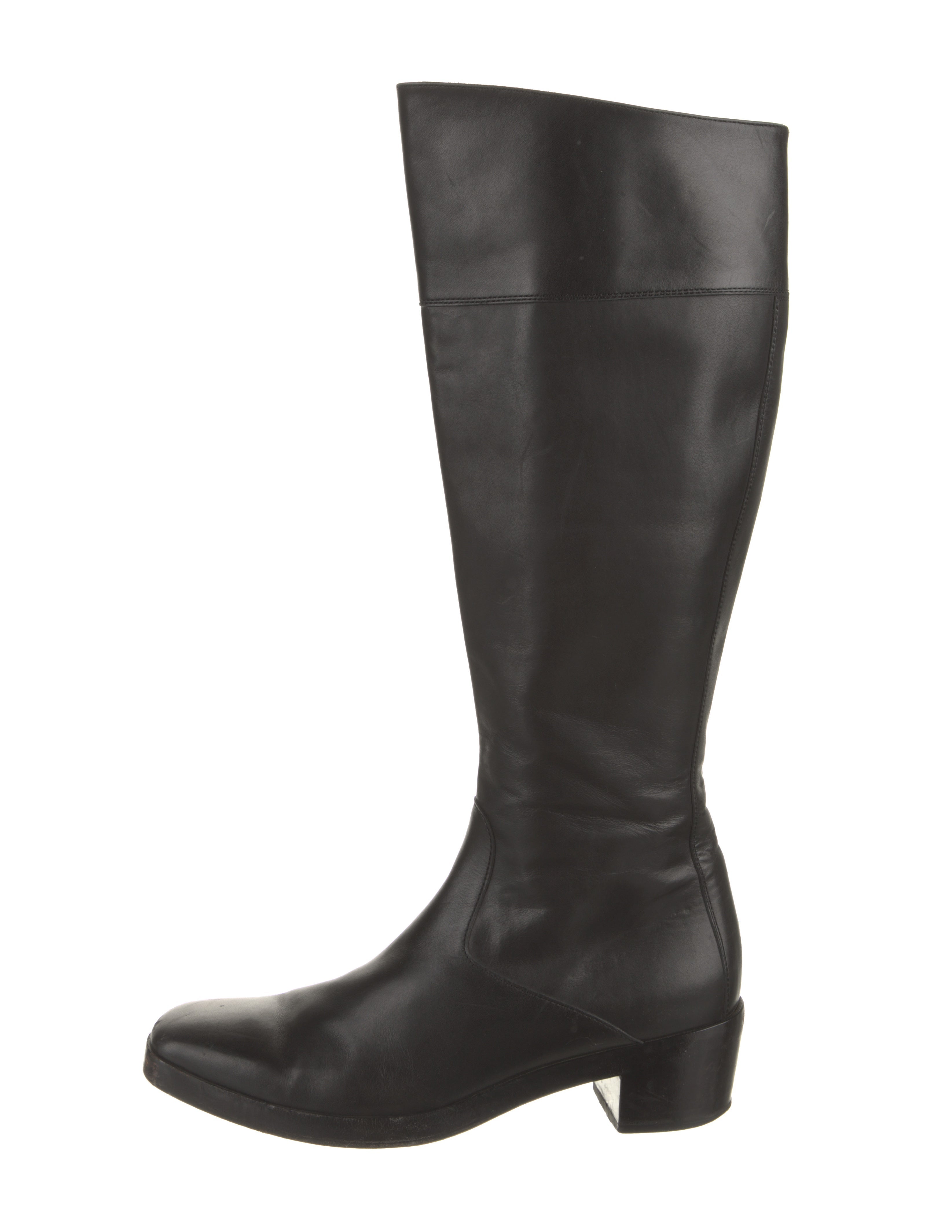 Balenciaga Leather Riding Boots