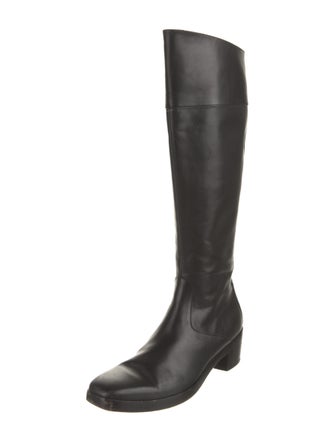 Balenciaga Leather Riding Boots