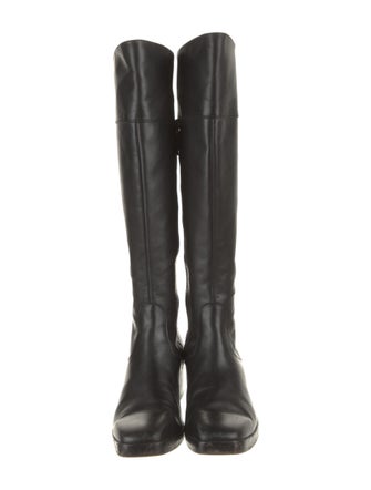 Balenciaga Leather Riding Boots