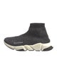Balenciaga Speed Trainer Mid Lurex 'Black' Sock Sneakers