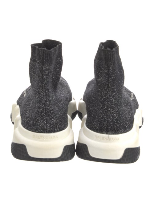 Balenciaga Speed Trainer Mid Lurex 'Black' Sock Sneakers