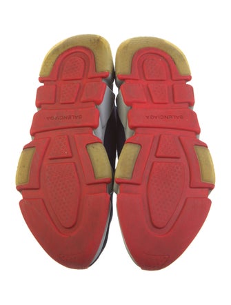 Balenciaga BB Logo Speed Trainer 'Blue Marine' Sock Sneakers