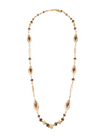 Balenciaga Resin Bead Station Neklace