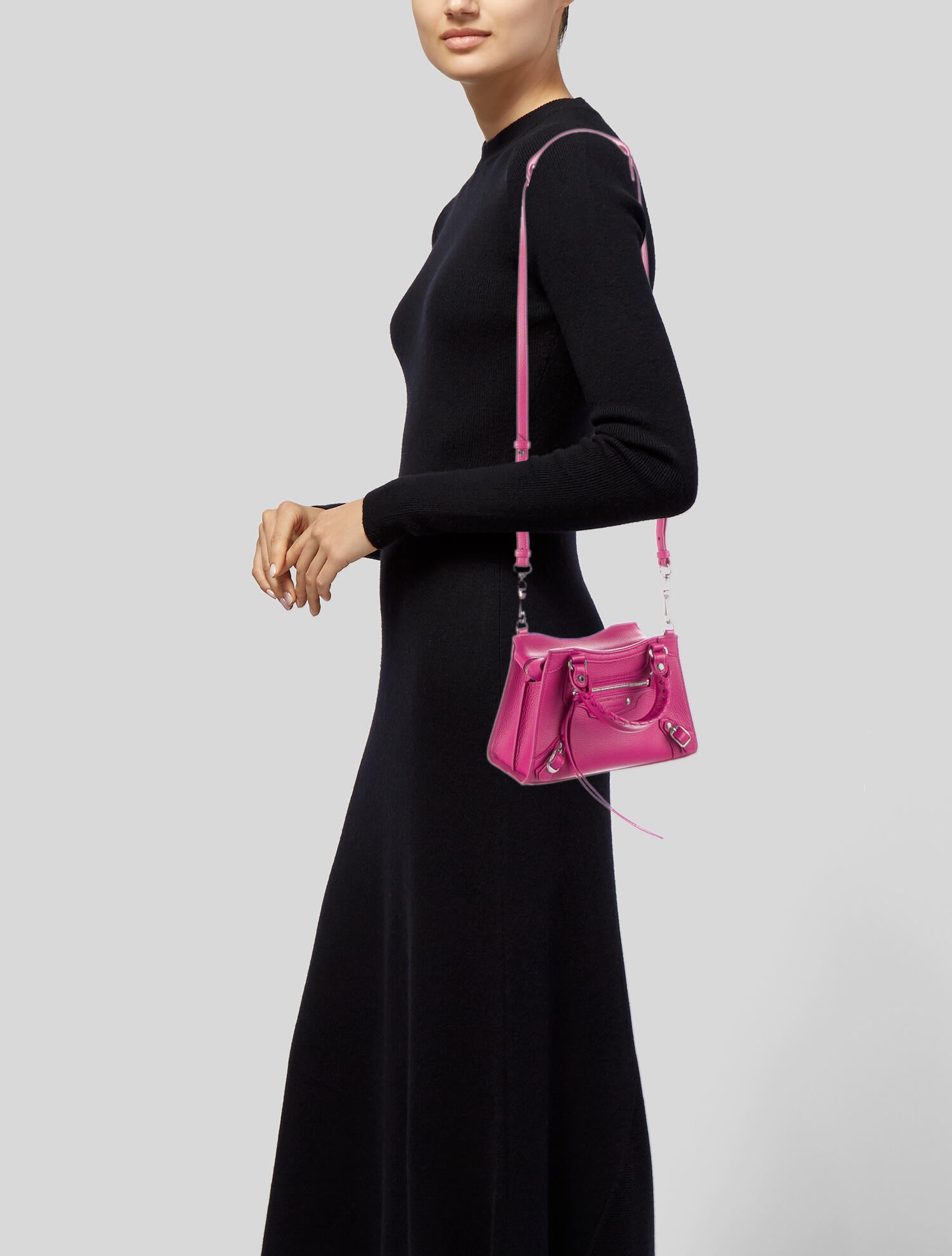 Balenciaga Neo Classic Mini Handle Bag - Pink Mini Bags, Handbags 