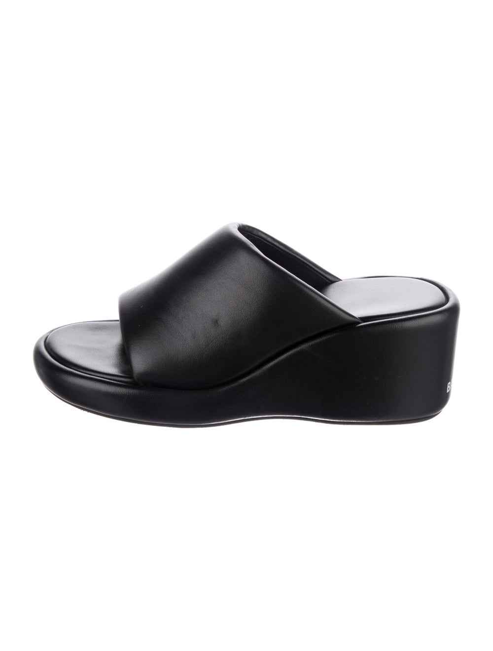 Balenciaga Rise Leather Slides Gem