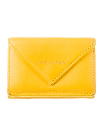 Balenciaga Trifold Leather Wallet