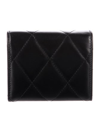 Balenciaga 2020 Touch Trifold Compact Wallet