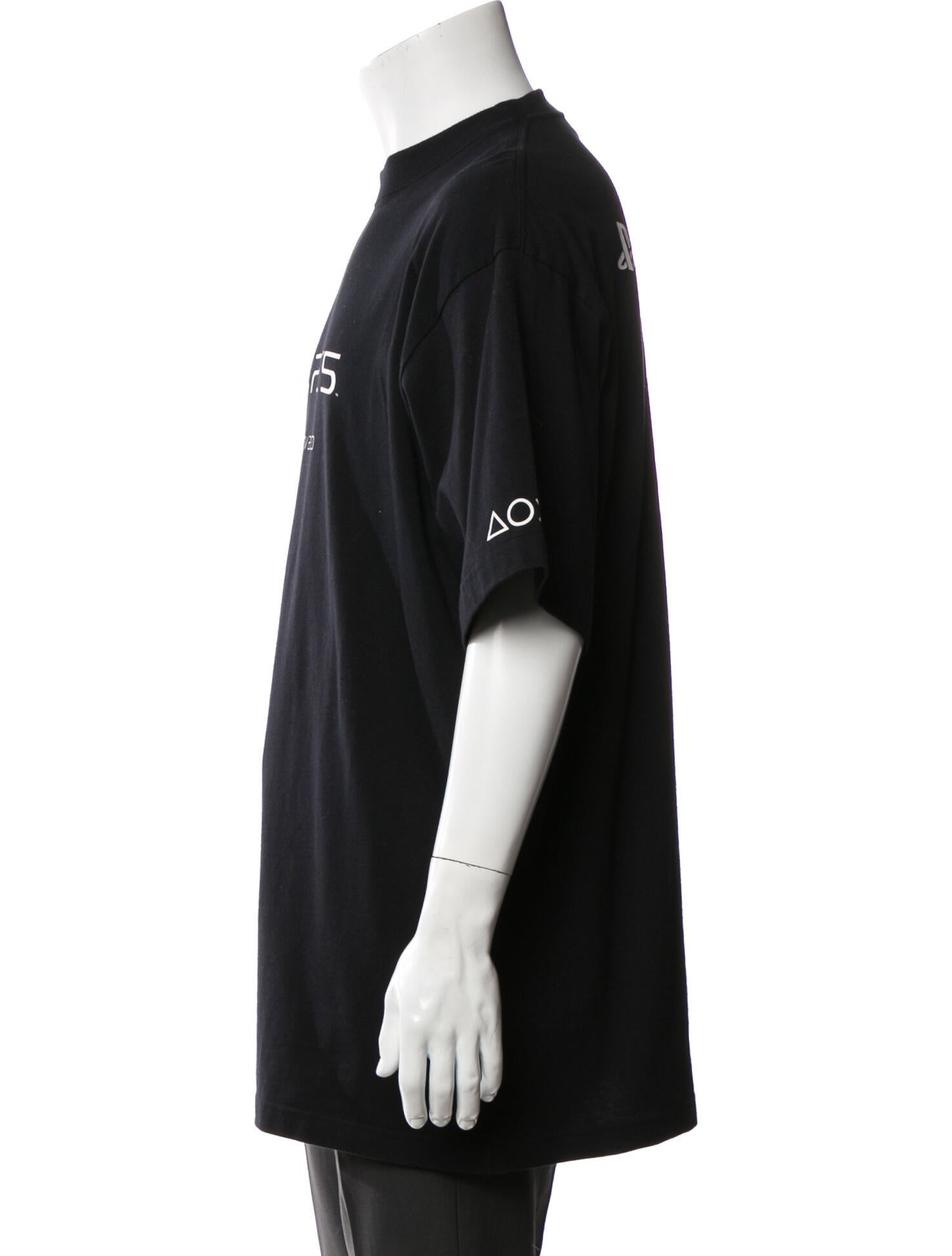 Balenciaga 2021 x Playstation PS5 'Box' T-Shirt - Black T-Shirts