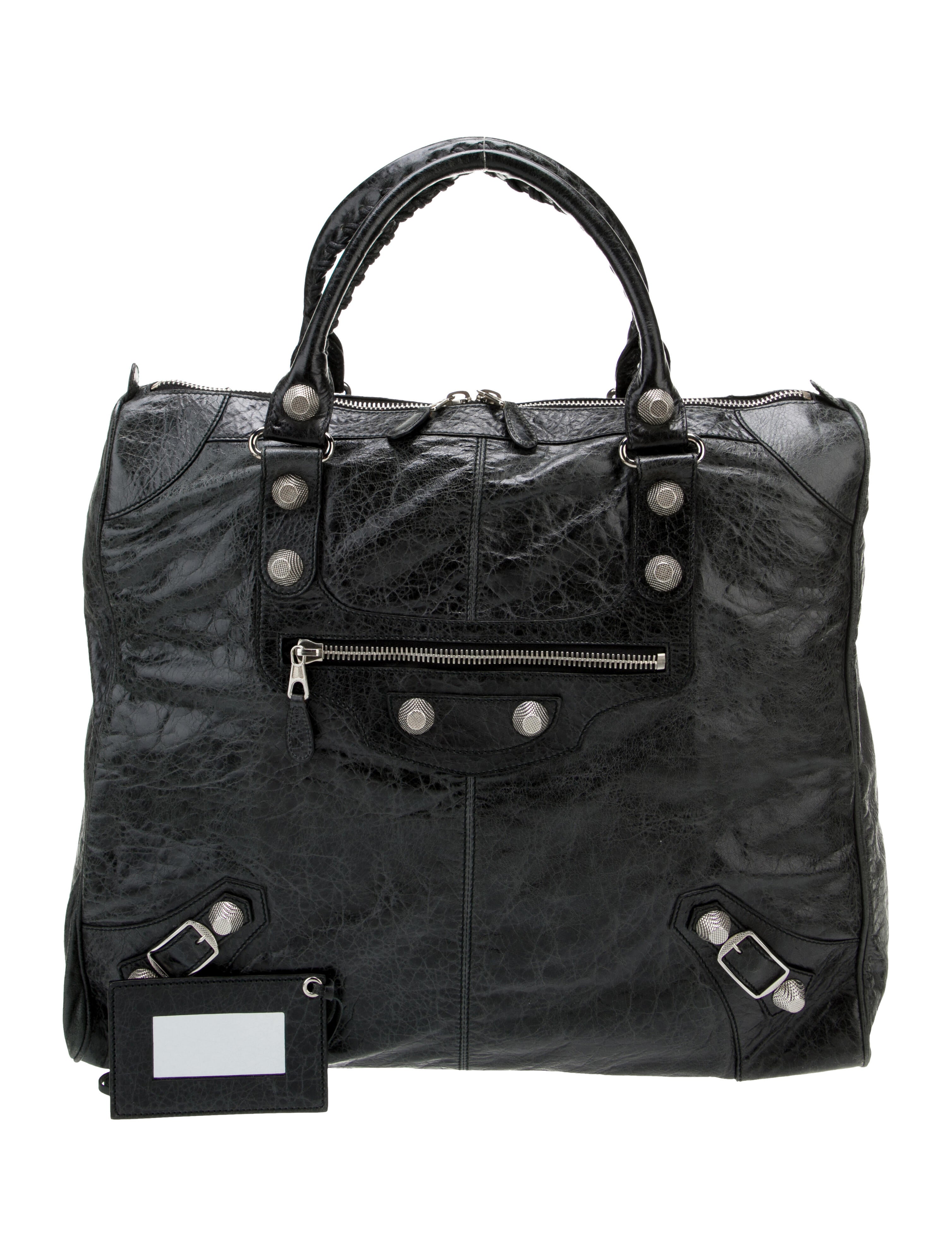 Balenciaga Motocross Giant Escapade Bag - Black Hobos, Handbags