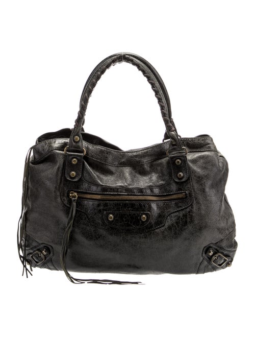 Balenciaga Motocross Classic Chevre Handle Bag