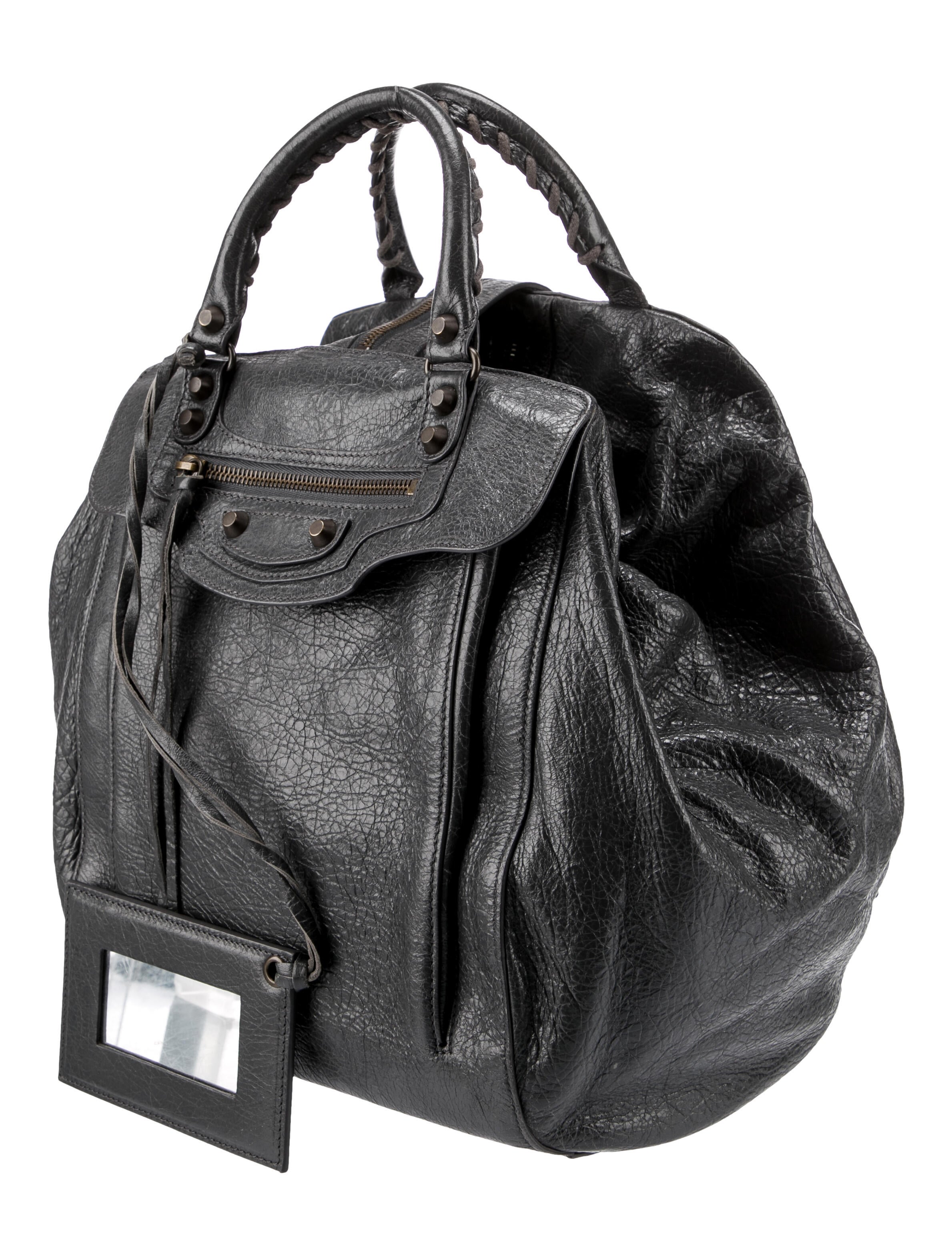 balenciaga zip traveler backpack Classic Leather XS 83330 The Explorer leather backpack by Balenciaga is a luxurious accessory that marries functionality with high Men's Explorer Multipocket Backpack in