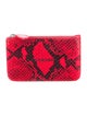 Balenciaga Embossed Card Holder Animal Print Wallet