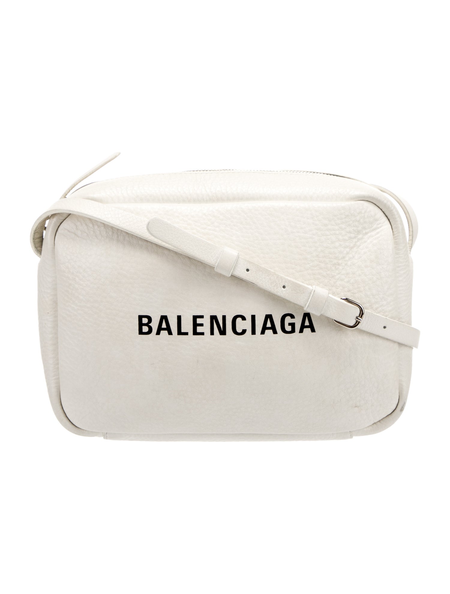 Balenciaga Everyday Medium Camera Bag - White Crossbody Bags