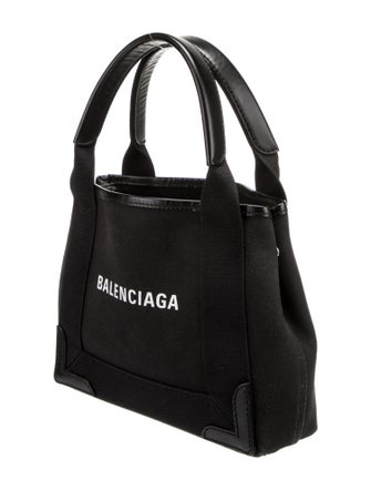 Balenciaga 2021 Navy XS Cabas