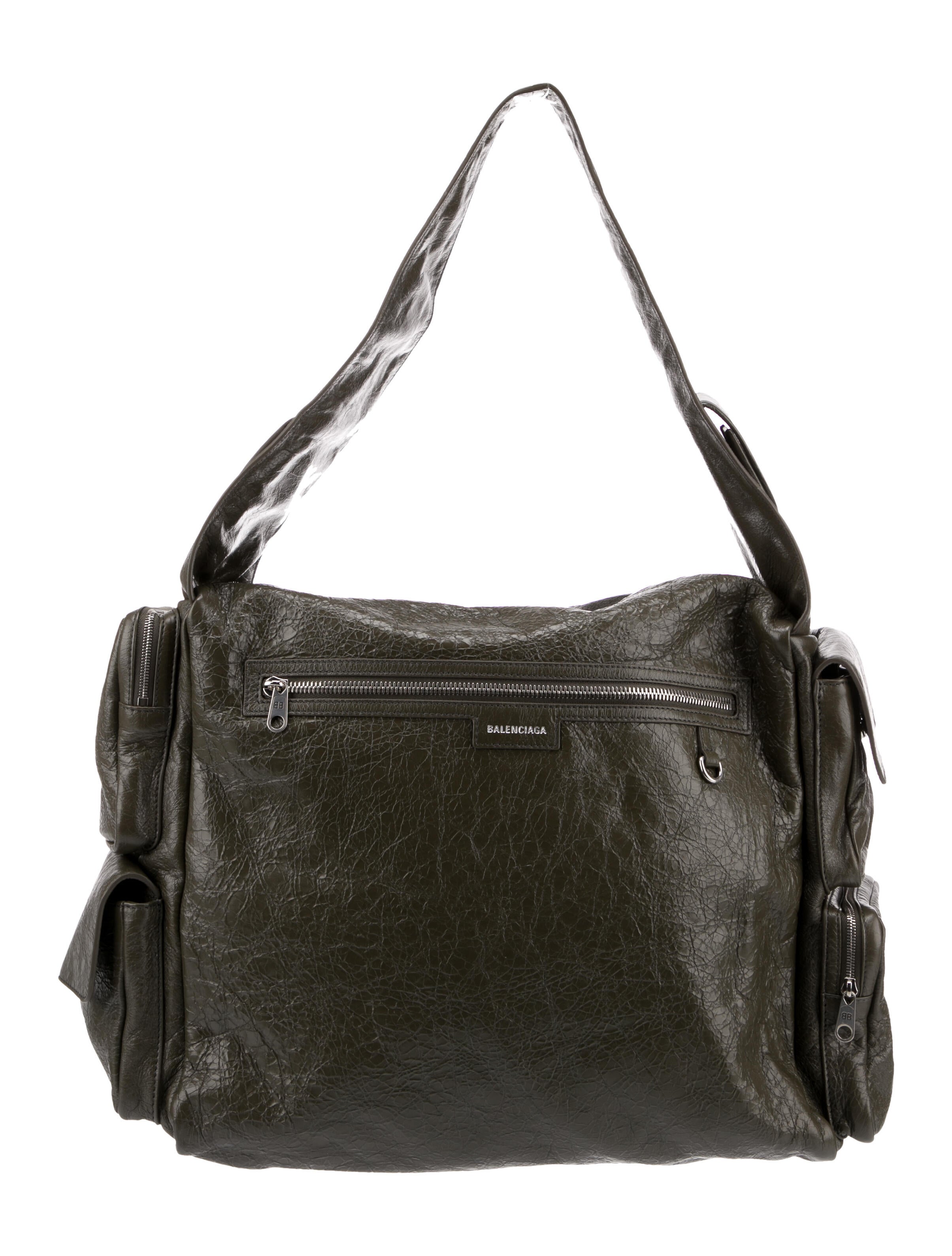 Balenciaga Superbusy Large Sling Bag - Brown Shoulder Bags