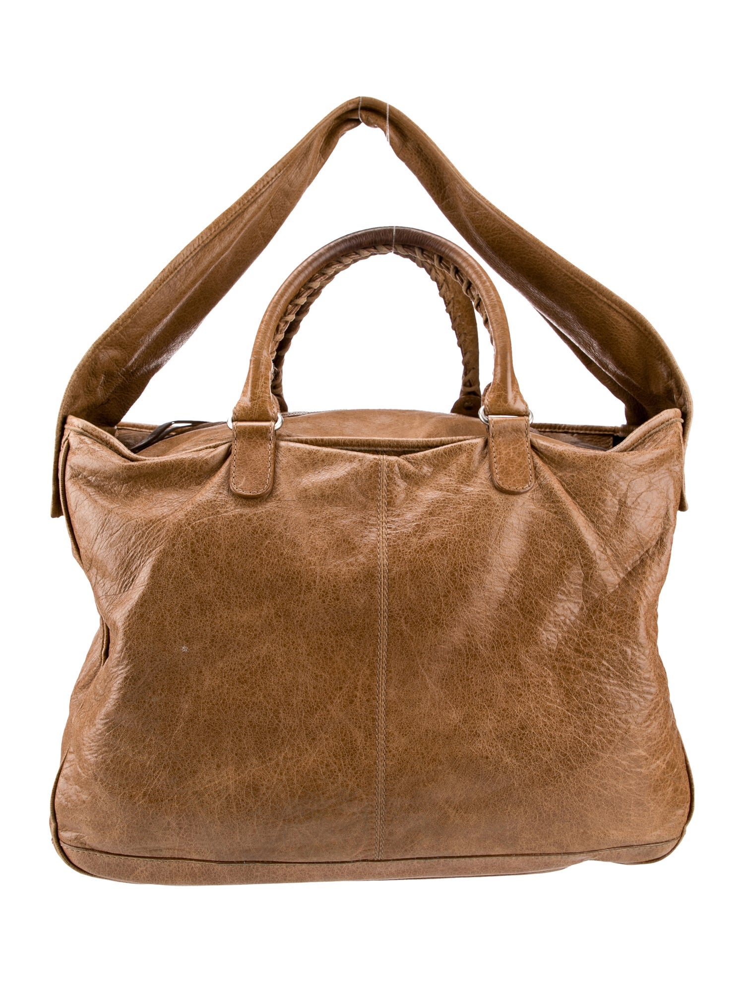 Balenciaga Motocross Classic Bridge Bag - Brown Totes, Handbags