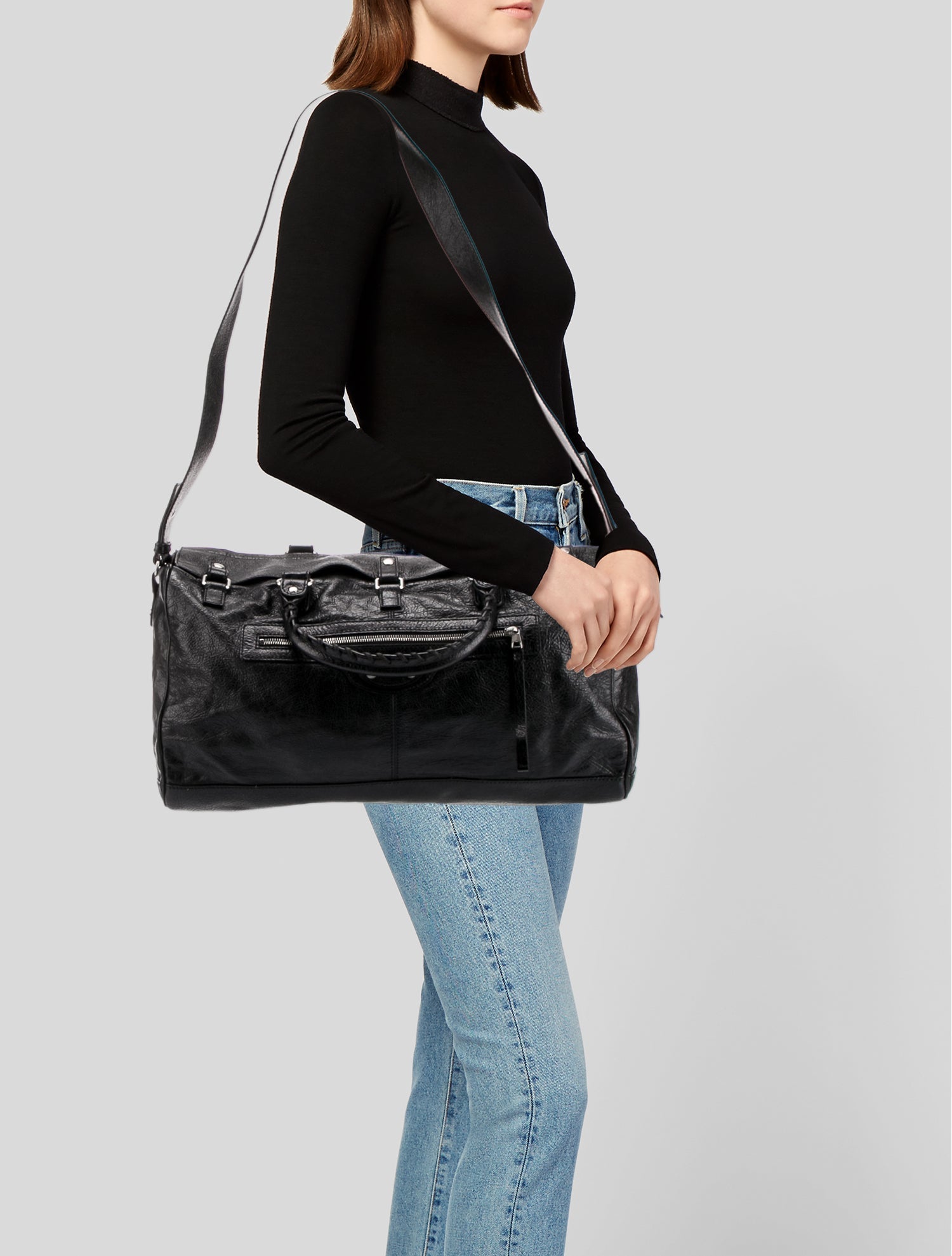 Balenciaga Motocross Small Classic Hardware Squash Duffel Bag Balenciaga Motocross Small Classic Hardware Squash Duffel Bag