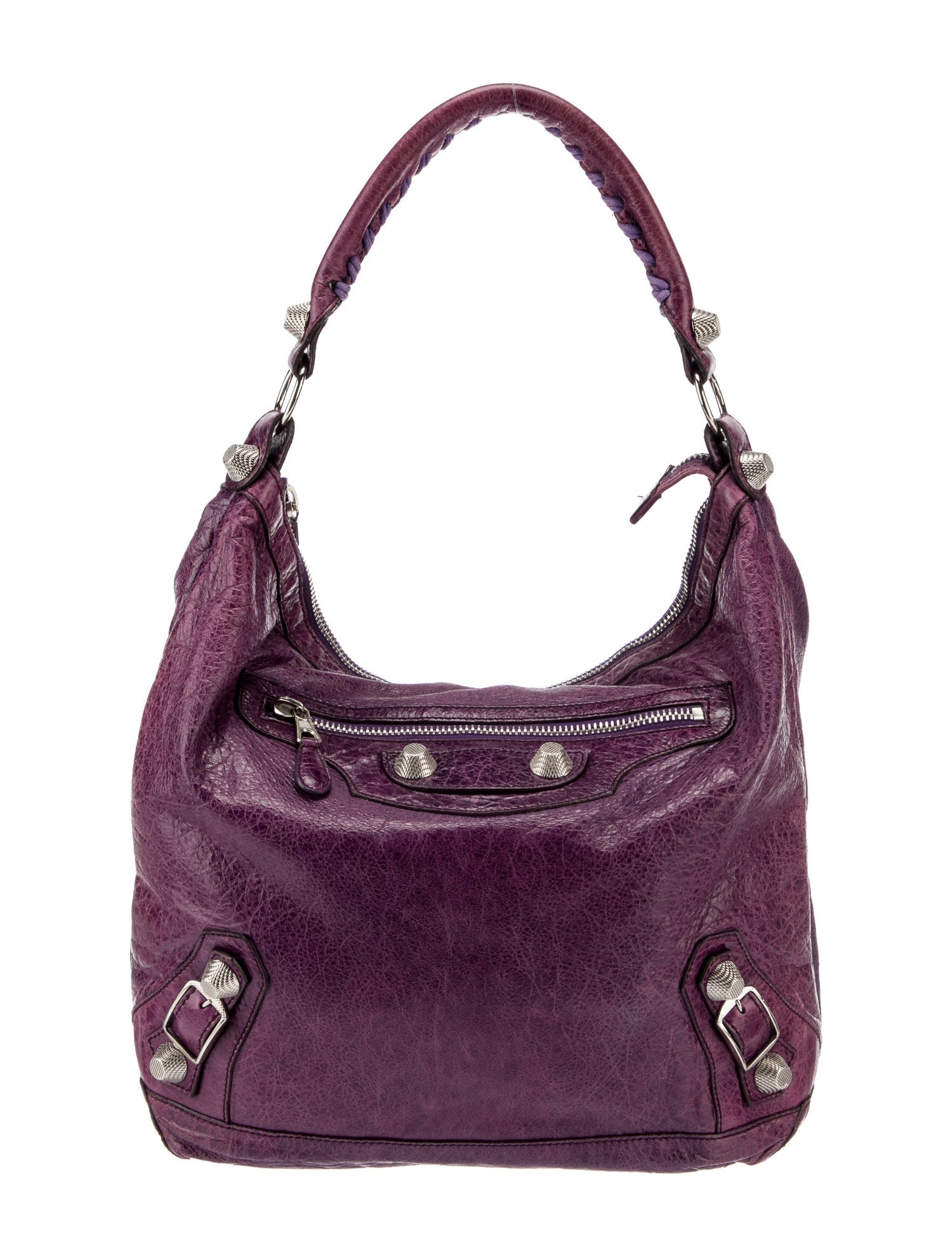 Balenciaga Vintage Motocross Giant 21 Day Hobo - Purple Hobos